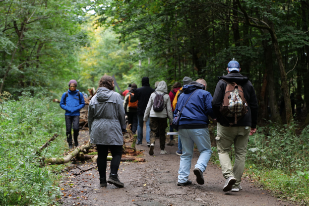 Wandern im Wald am 16. September lässt Sie die Klimaanpassung direkt erleben
